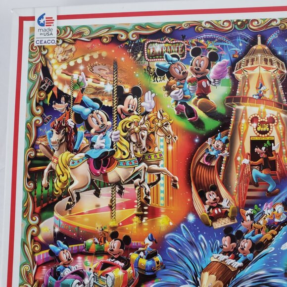 Puzzle Disney 2000pc Amusement Park 38x26 NWT - Picture 5 of 12